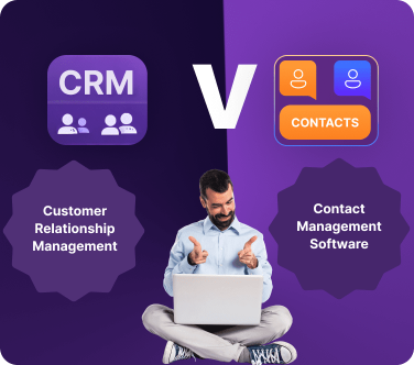 Adflipr CRM vs Contact Management Software